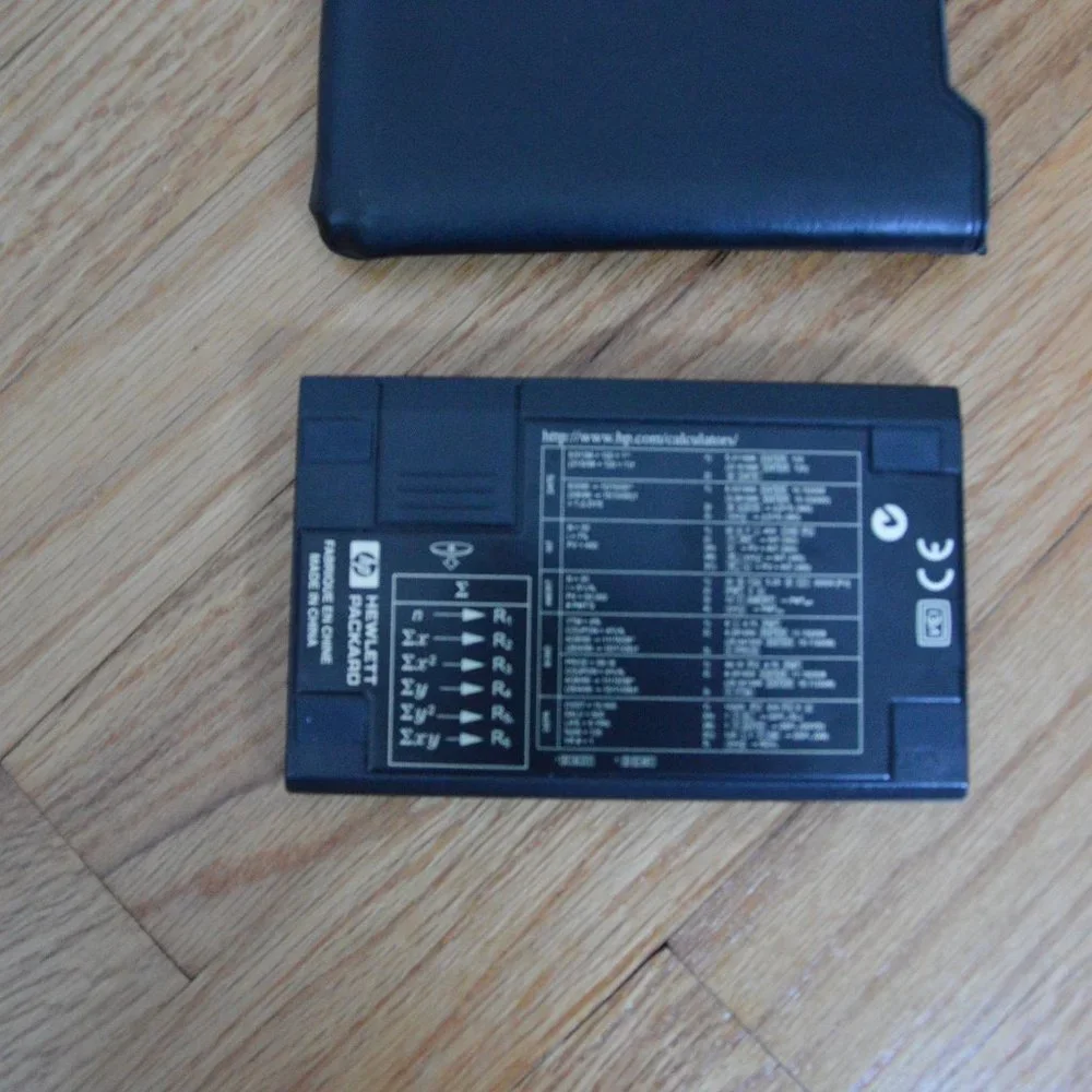 Vintage Hewlett Packard Financial Calculator 12C w/ Case